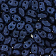Matubo MiniDuo kralen 4x2.5mm Metallic suede - blue